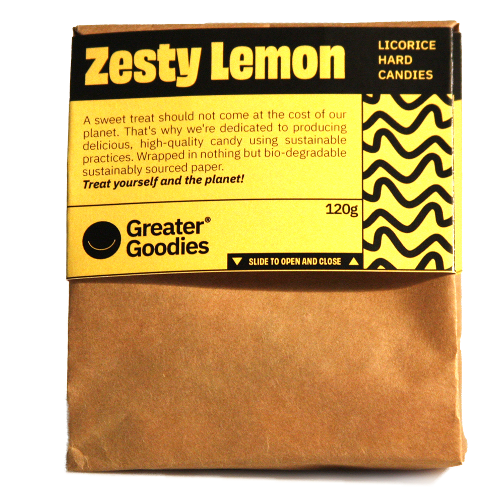 Greater Goodies Zesty Lemon flavor